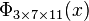 \Phi_{3\times 7\times 11}(x)