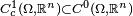 \scriptstyle C_c^1(\Omega,\mathbb{R}^n)
\subset C^0(\Omega,\mathbb{R}^n)