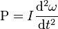 \mathbf{\Rho}=I\frac{\mathrm{d}^2\omega}{\mathrm{d}t^2}