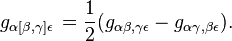 g_{\alpha[\beta,\gamma]\epsilon} \, = \frac{1}{2} (g_{\alpha\beta,\gamma\epsilon} - g_{\alpha\gamma,\beta\epsilon}).