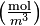 \left(\tfrac{\mathrm{mol}}{m^3}\right)