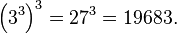 \left(3^3\right)^3=27^3=19683.