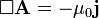 \Box \mathbf{A} =- \mu_0 \mathbf{j}