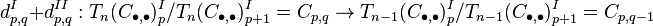 d^I_{p,q} + d^{II}_{p,q} :
T_n(C_{\bullet,\bullet})^I_p / T_n(C_{\bullet,\bullet})^I_{p+1} =
C_{p,q} \rightarrow
T_{n-1}(C_{\bullet,\bullet})^I_p / T_{n-1}(C_{\bullet,\bullet})^I_{p+1} =
C_{p,q-1}