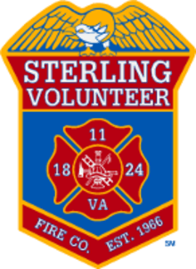 Logo of the Sterling Volunteer Fire Company.