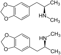 Racemic MDMA structure diagram