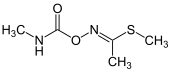 Skeletal formula of (E)-Methomyl