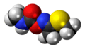 Space-filling model of (E)-Methomyl