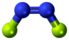 Cis-dinitrogen difluoride molecule
