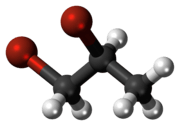 Dibromopropane molecule