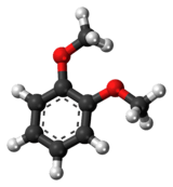 1,2-Dimethoxybenzene molecule