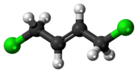 1,4-Dichlorobut-2-ene molecule