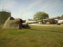  12 cm automatic turret gun model 1970 also known as ERSTA (Ersättning Tungt Artilleri in English Replacement Heavy Artillery)