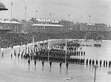 From the opening ceremony at Bislett Stadion