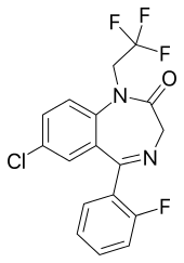 2-Oxoquazepam, a major active quazepam metabolite