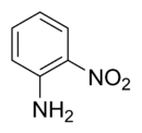 Skeletal formula of 2-nitroaniline