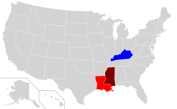 2007 Gubernatorial election results map