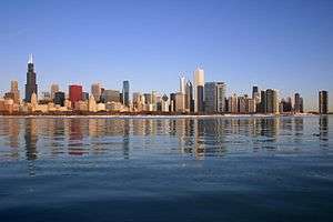 Skyline of the Loop from Lake Michigan