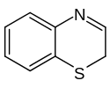 Skeletal formula of 2H-1,4-benzothiazine