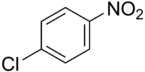 Skeletal formula of 4-nitrochlorobenzene