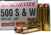 Reduced Recoil Winchester factory load for the 500 S&W Magnum.