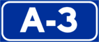 Autovía A-3 shield}}