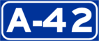 Autovía A-42 shield}}