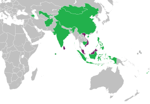 ABU International Dance Festival 2017 map.svg