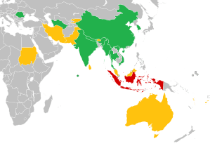 ABU Radio Song Festival 2016 map.svg