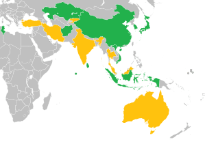 ABU TV Song Festival 2016 map.svg