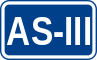 Autovía AS-III shield}}