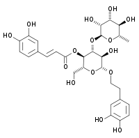 Chemical structure of verbascoside