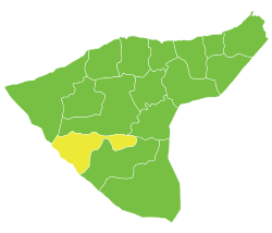 Al-Arishah Subdistrict in Syria