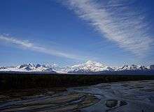 View of Alaska Range from Denali State Park