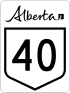 Highway 40 shield