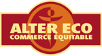 Alter Eco company logo: "Alter Eco, French: commerce equitable