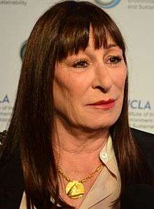 Photo of Anjelica Huston.