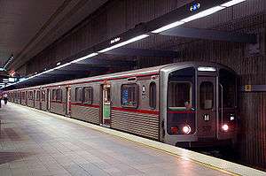 Image of Red Line train at Union Station.