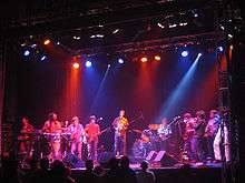 Antibalas Afrobeat Orchestra onstage