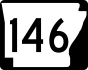 Highway 146 marker