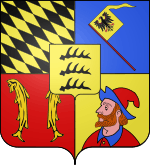 Arms of the Duchy of Württemberg, circa 1773