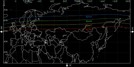 Kp map of Eurasia