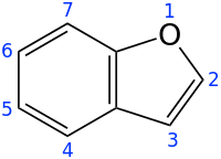 Skeletal formula with numbering convention