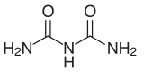 Skeletal formula of biuret