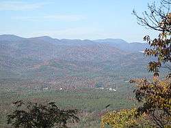 Taken from Tamassee Knob Mountain