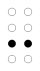 ⠤ (braille pattern dots-36)