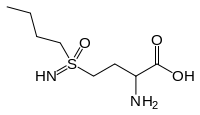 Skeletal formula of buthionine sulfoximine