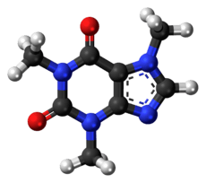 3D structure of caffeine