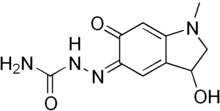 Structural formula of carbazochrome