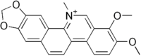 Skeletal formula of chelerythrine